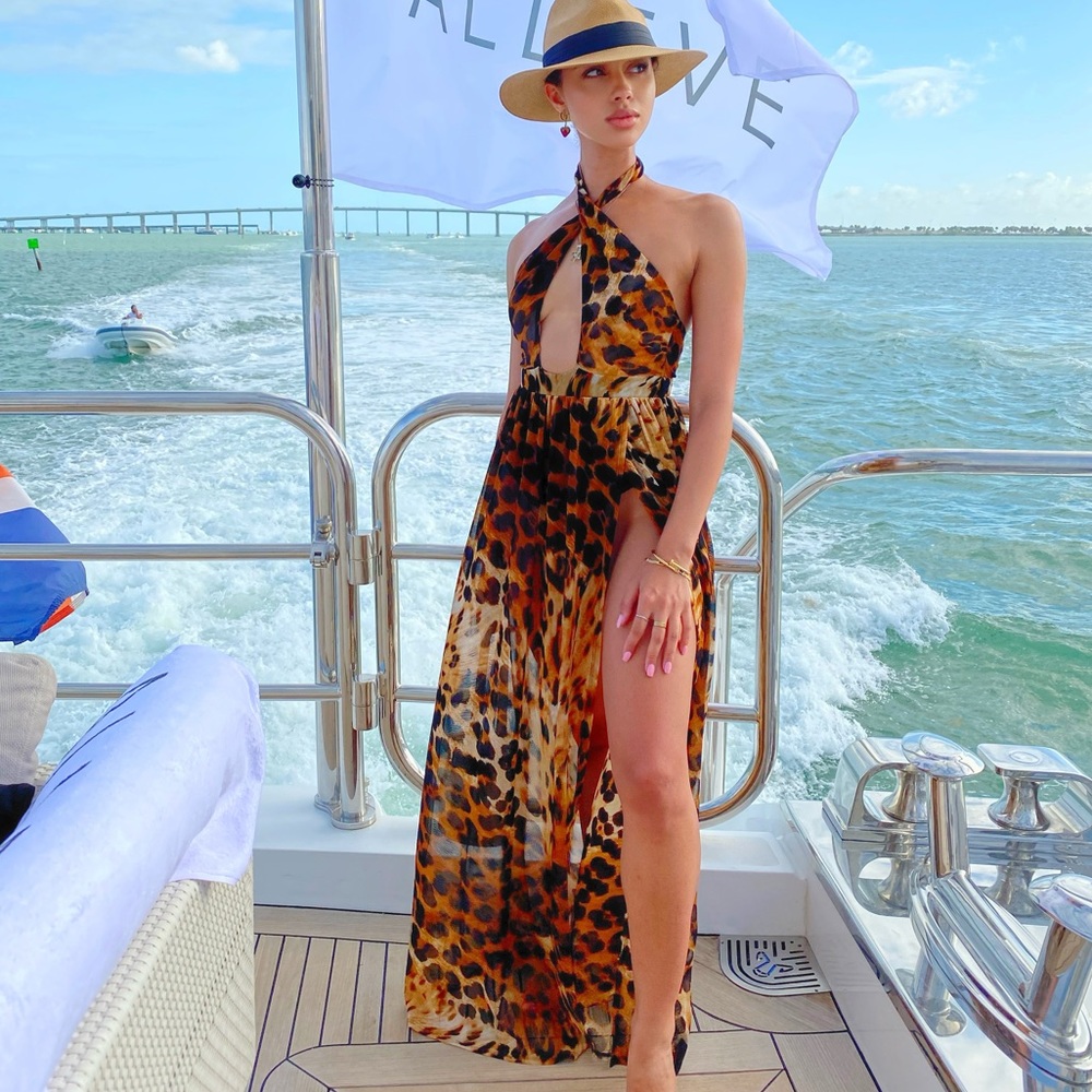 Cheetah print Yacht Dress